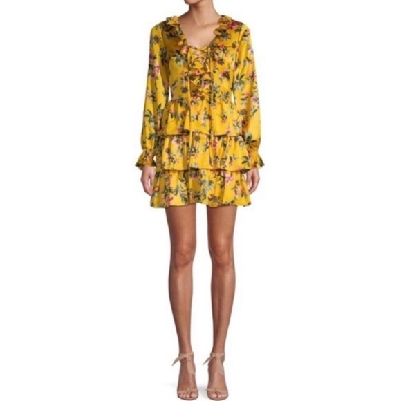 AVEC LES FILLES Floral Ruffled Dress - Picture 4 of 16